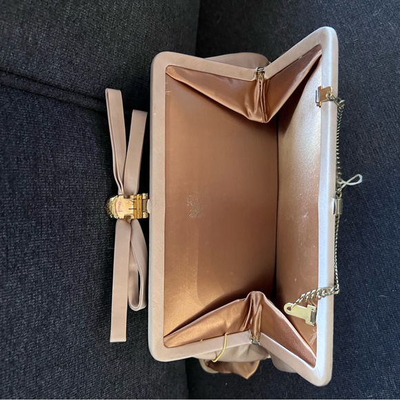 NWT 1950s vintage silk ‘After Five’ Lowy &Mund evening clutch purse w coin purse - Picture 3 of 9